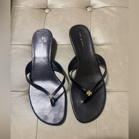 Tory Burch Black Heeled Sandals - Picture 2 of 3